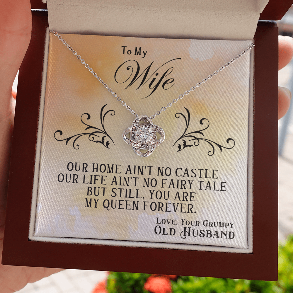 To My Wife - Love Knot Necklace