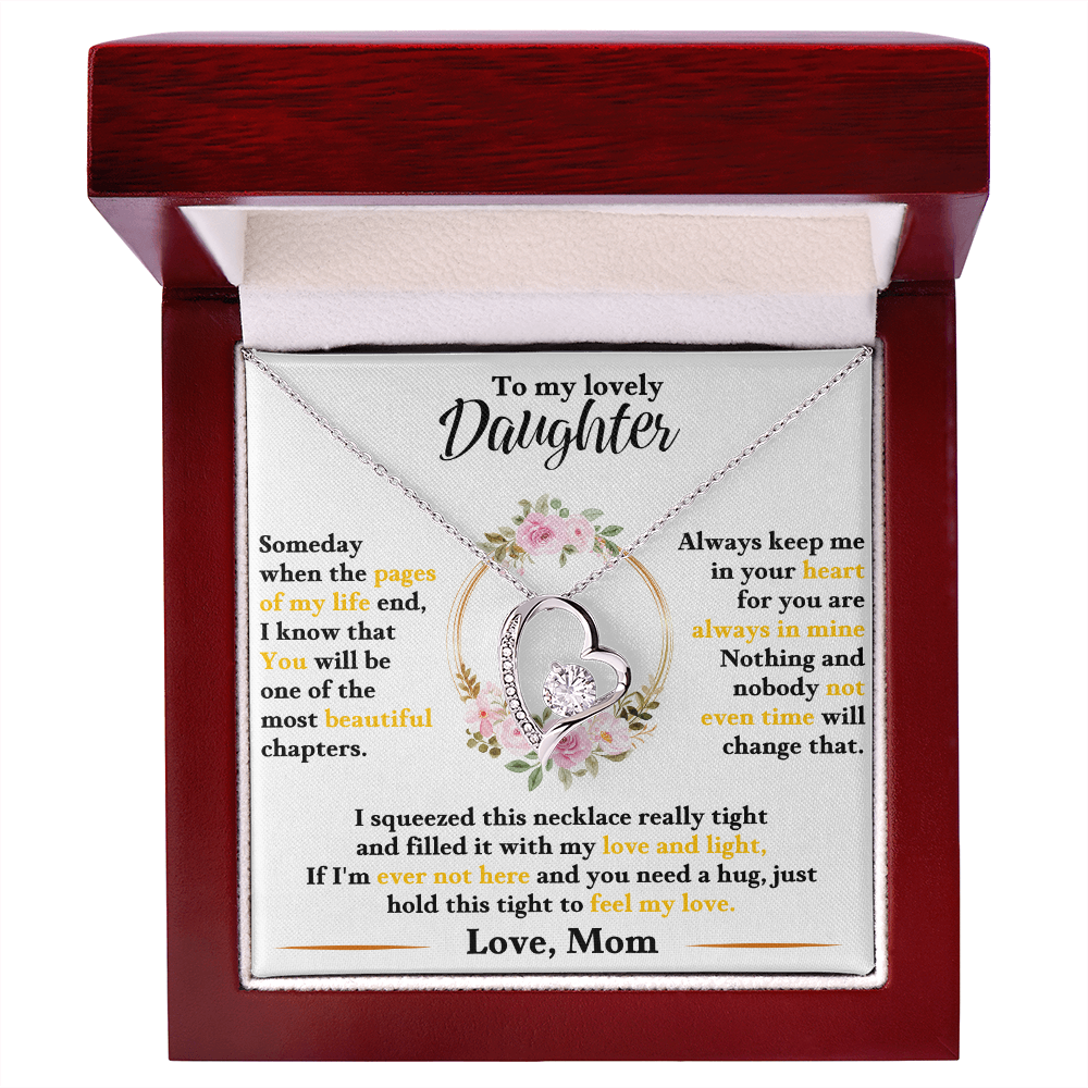 To My Lovely Daughter | Forever Love Necklace