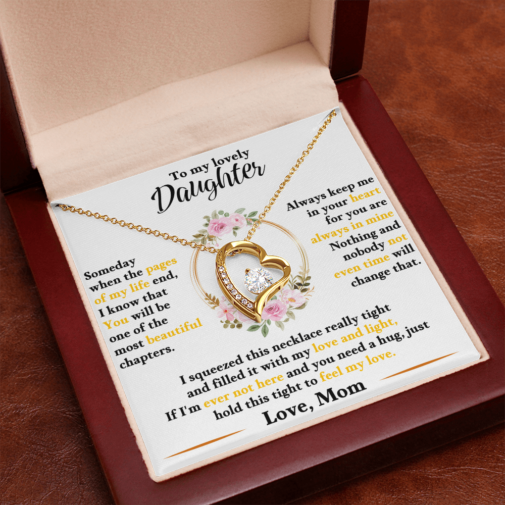 To My Lovely Daughter | Forever Love Necklace
