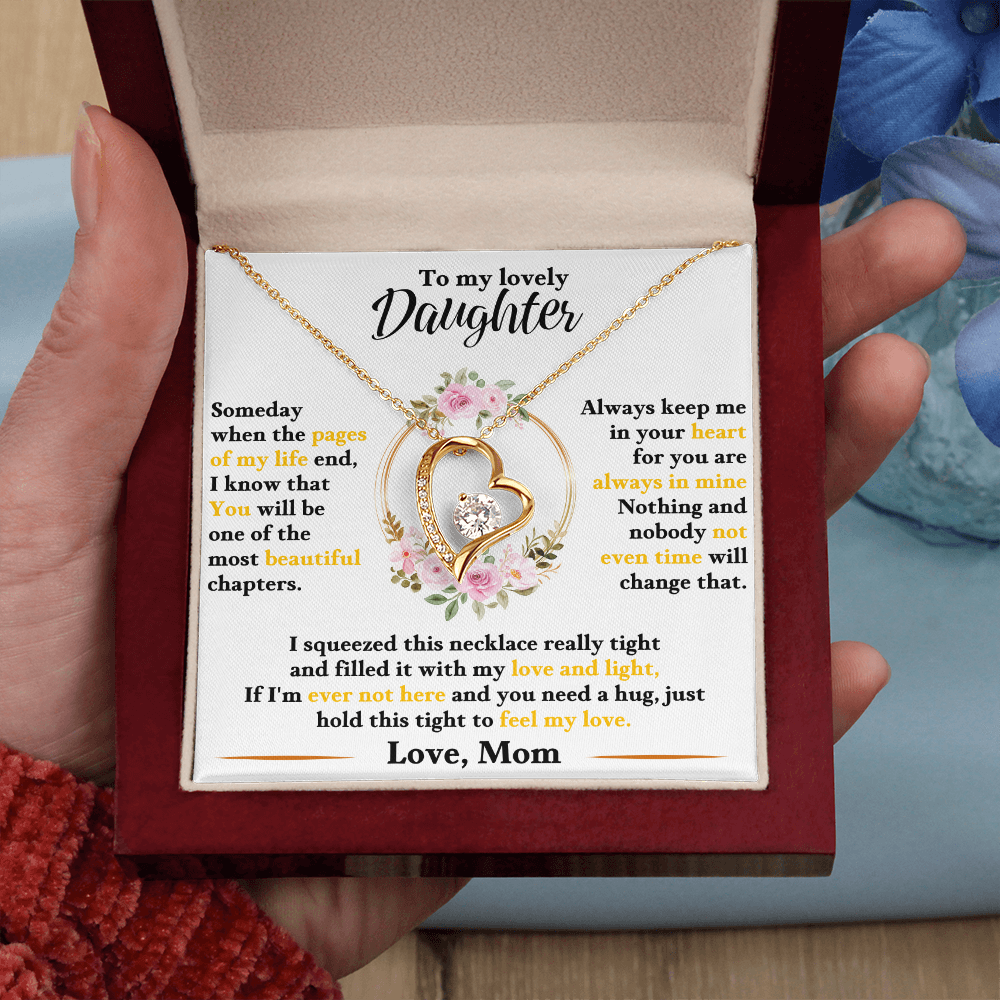 To My Lovely Daughter | Forever Love Necklace