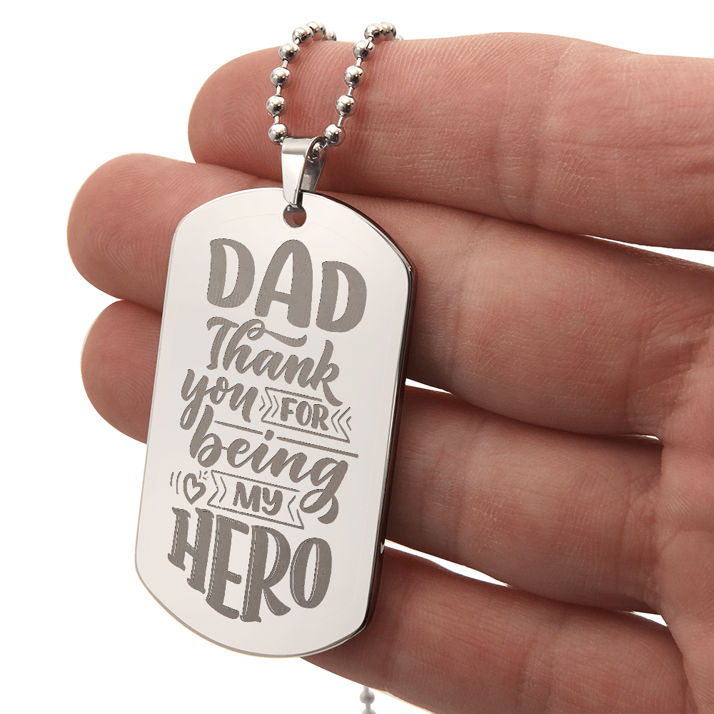 Personalised Dog Tag Necklace