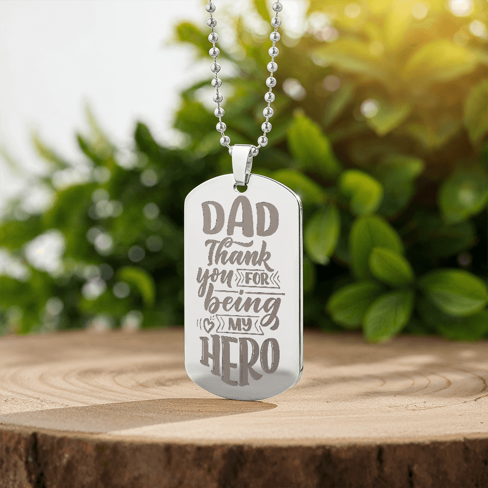 Personalised Dog Tag Necklace