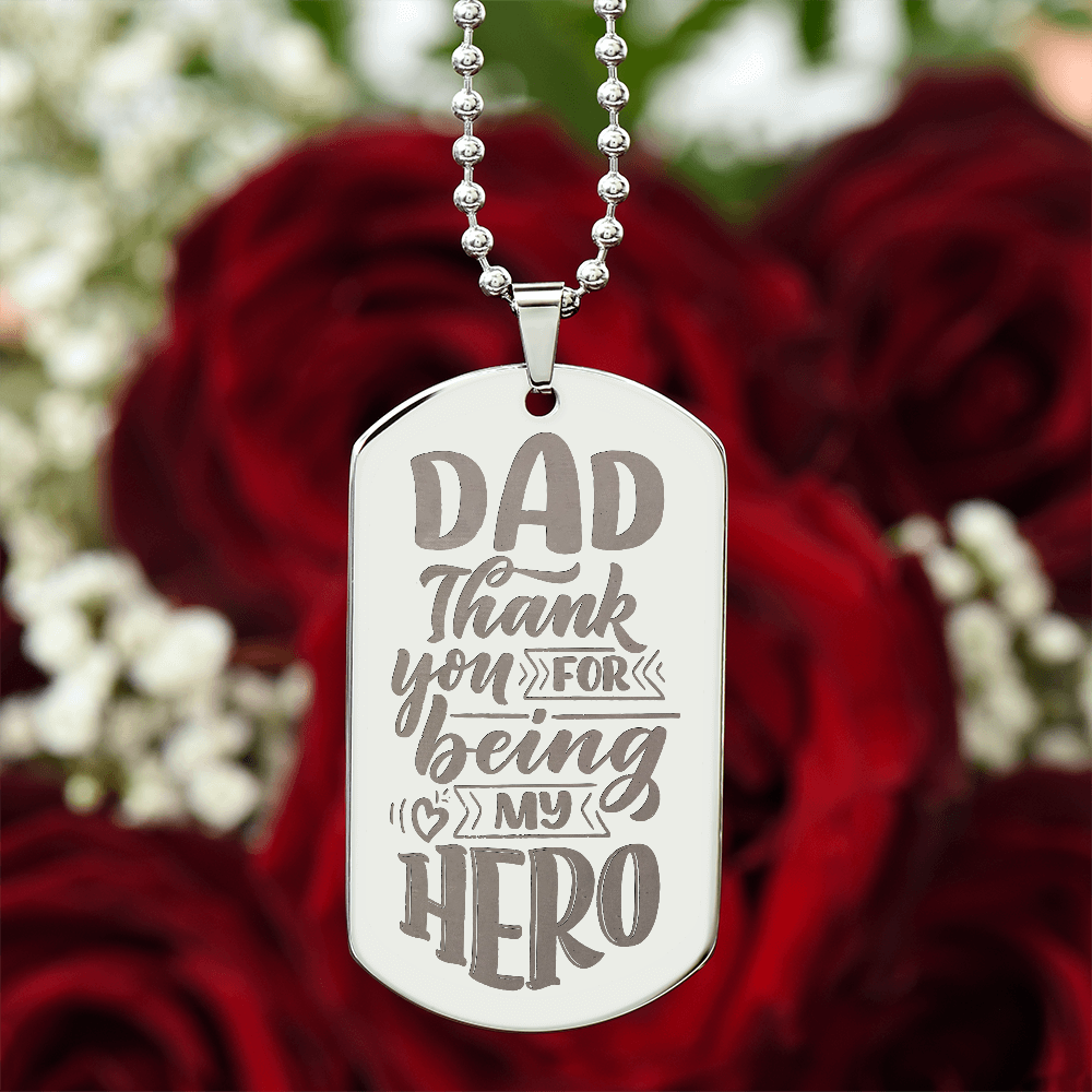 Personalised Dog Tag Necklace