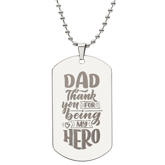 Personalised Dog Tag Necklace