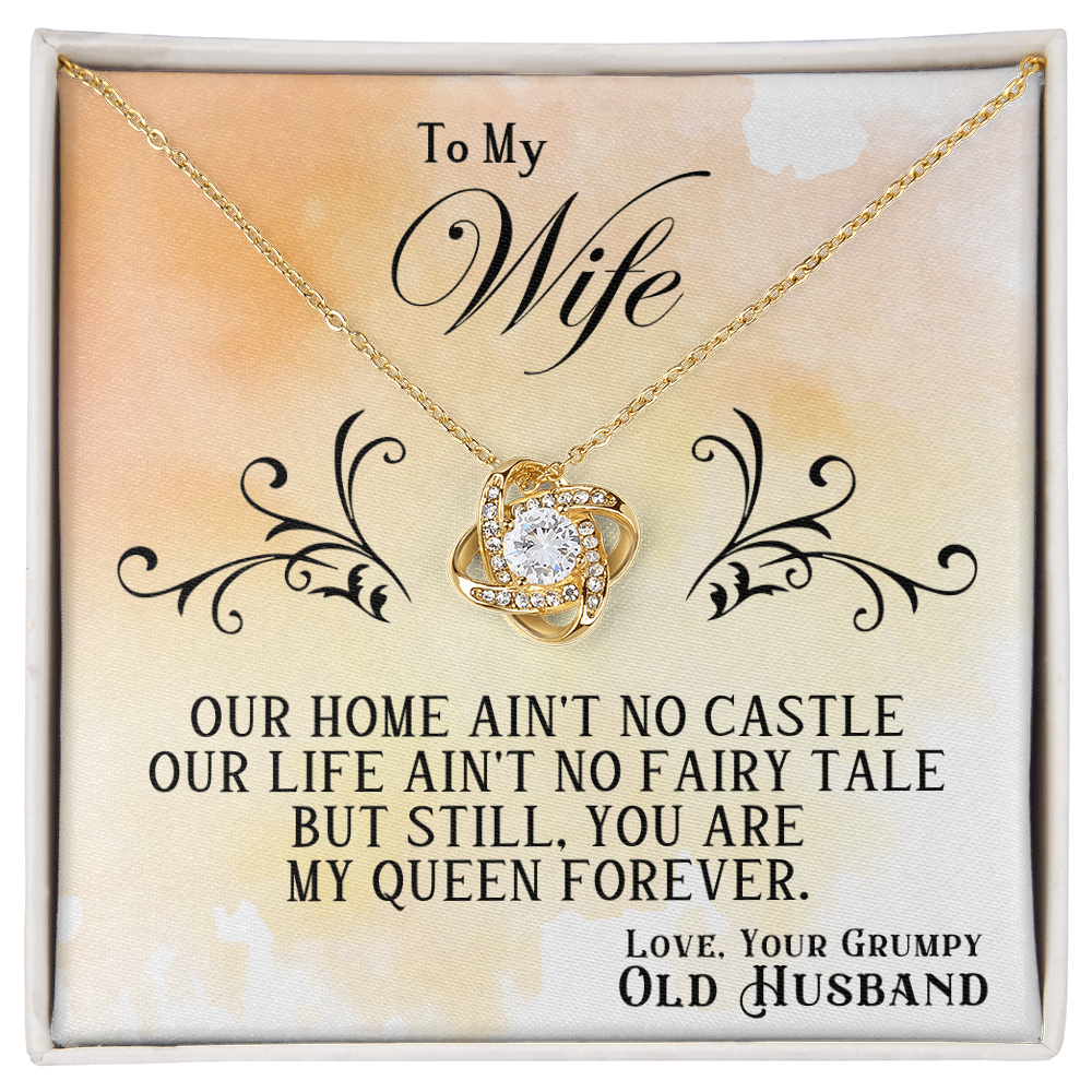 To My Wife - Love Knot Necklace