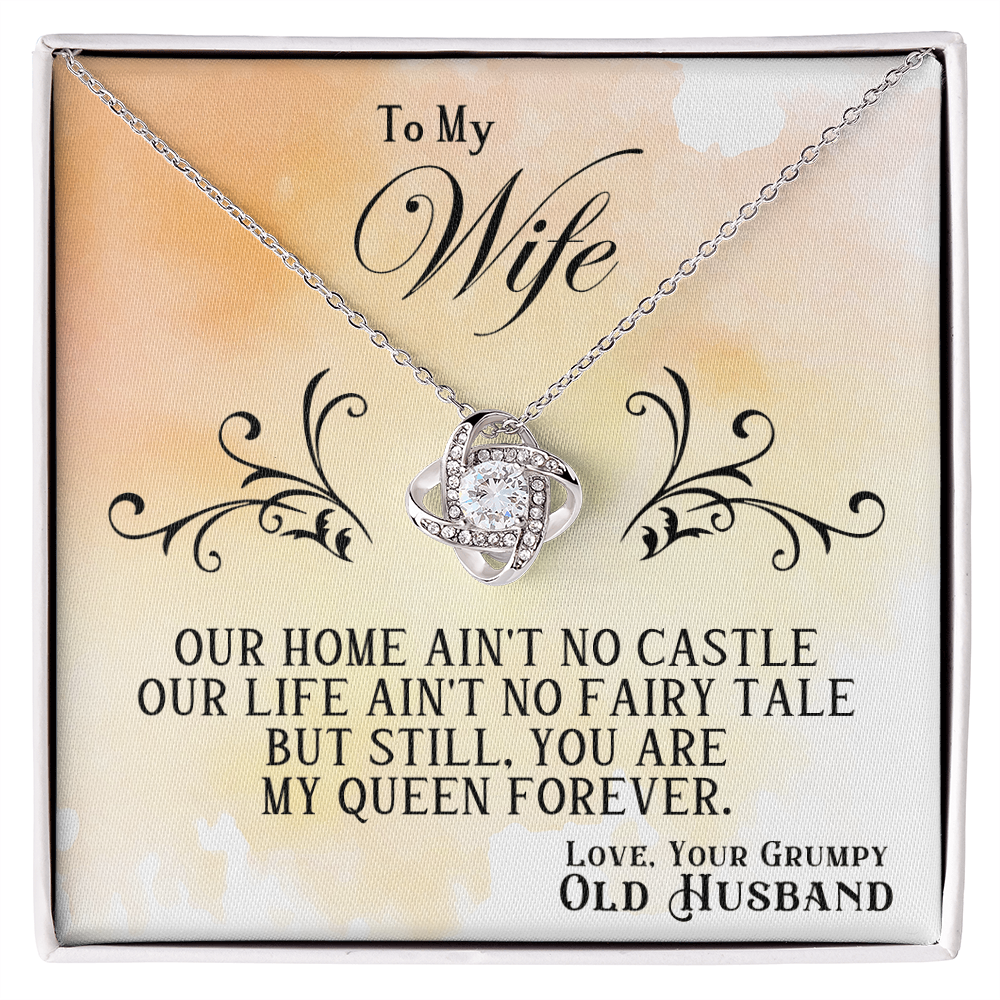 To My Wife - Love Knot Necklace