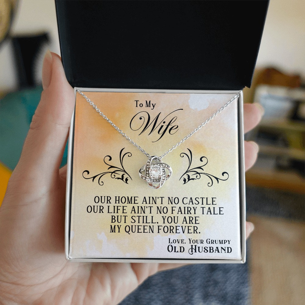 To My Wife - Love Knot Necklace