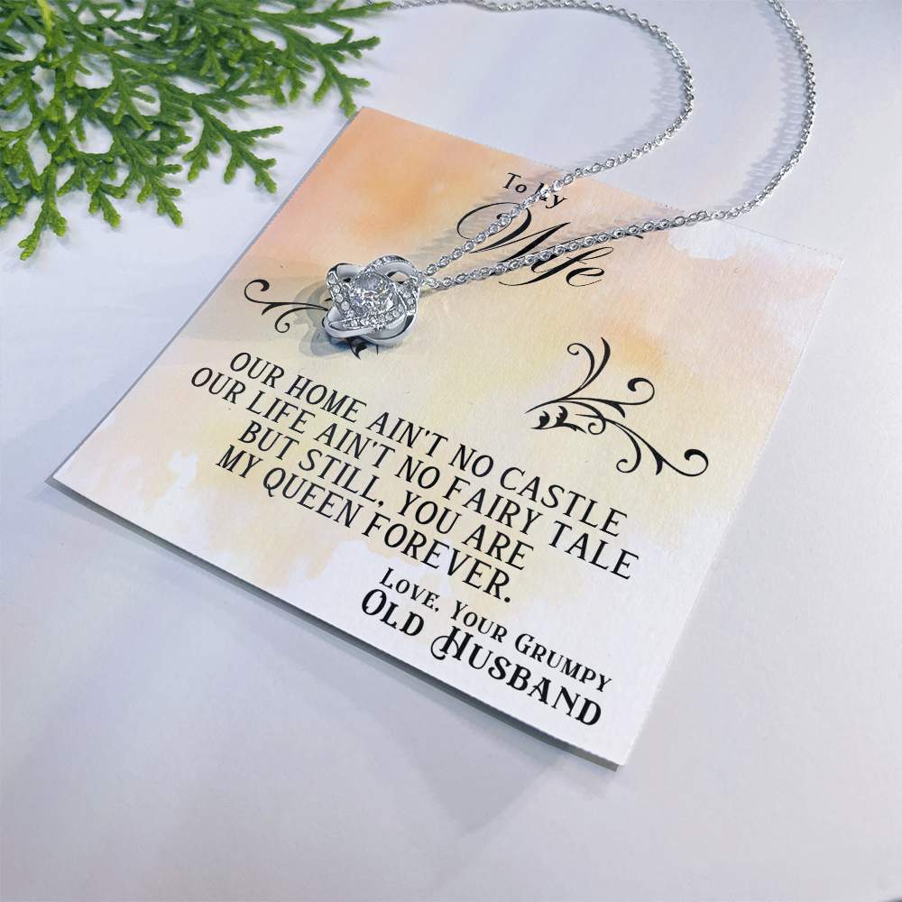 To My Wife - Love Knot Necklace