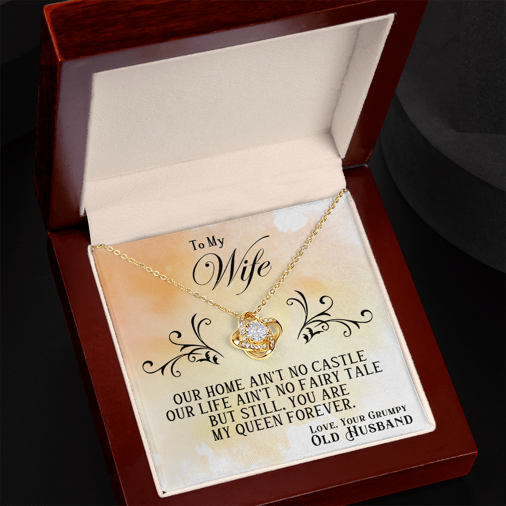 To My Wife - Love Knot Necklace