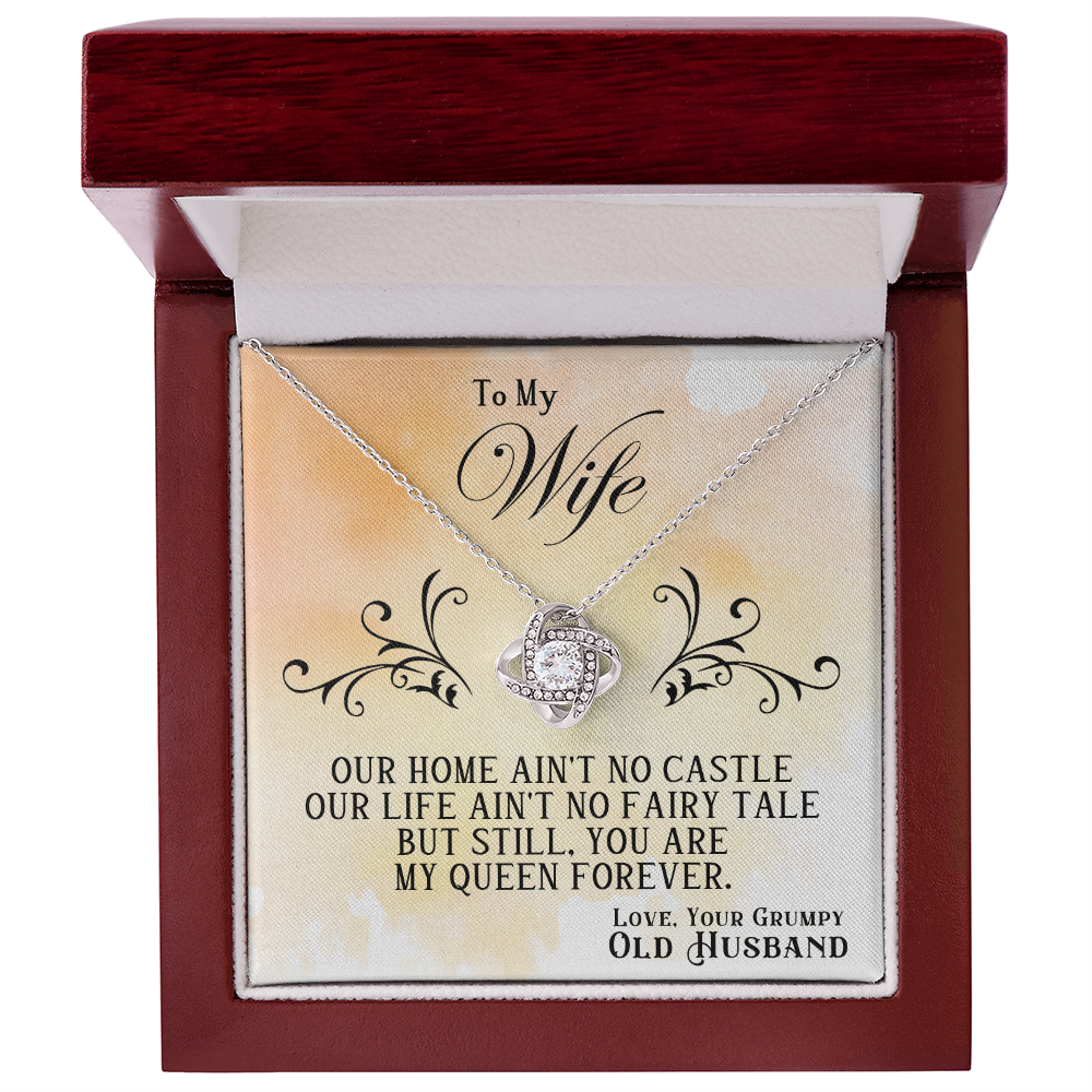 To My Wife - Love Knot Necklace