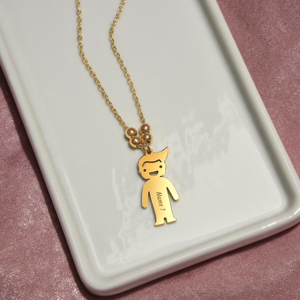 I Love You  - Grandma - Kid Charm Necklace