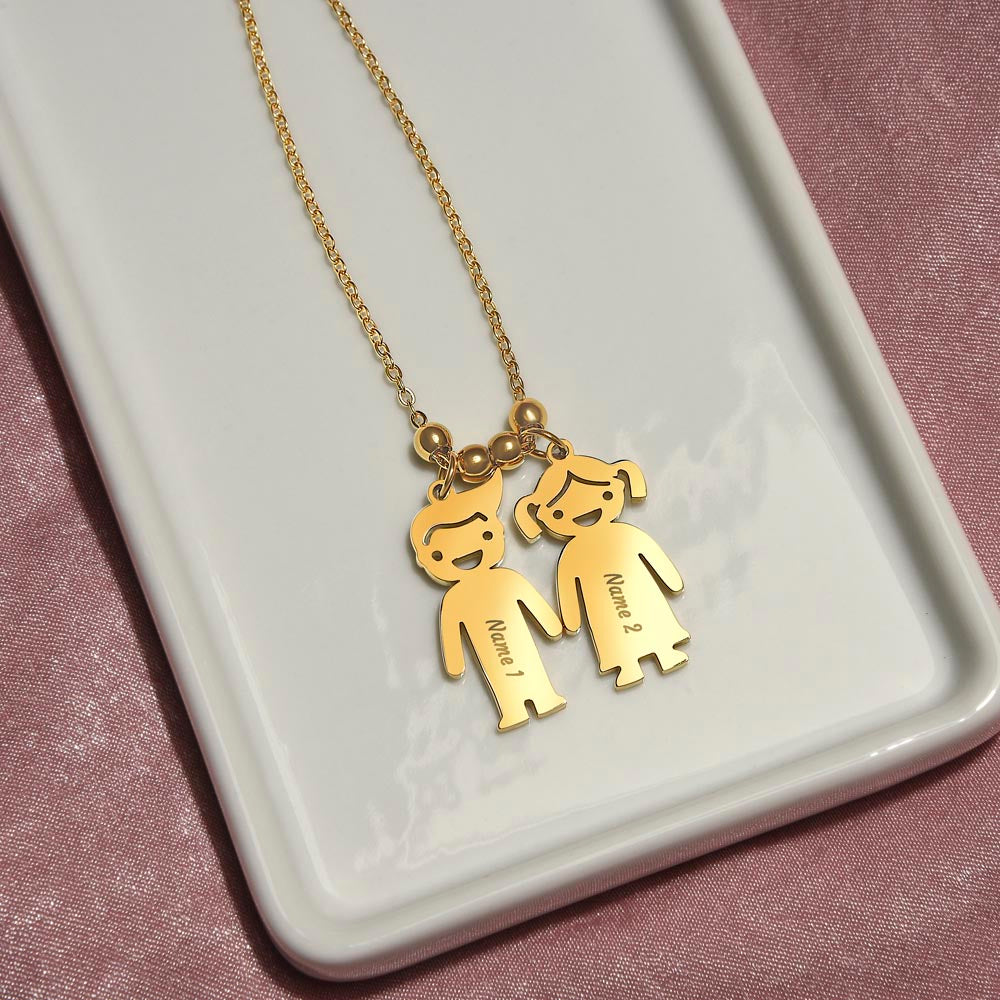 I Love You  - Grandma - Kid Charm Necklace