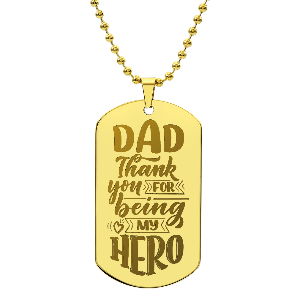 Personalised Dog Tag Necklace