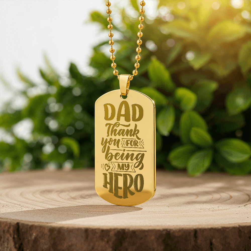 Personalised Dog Tag Necklace