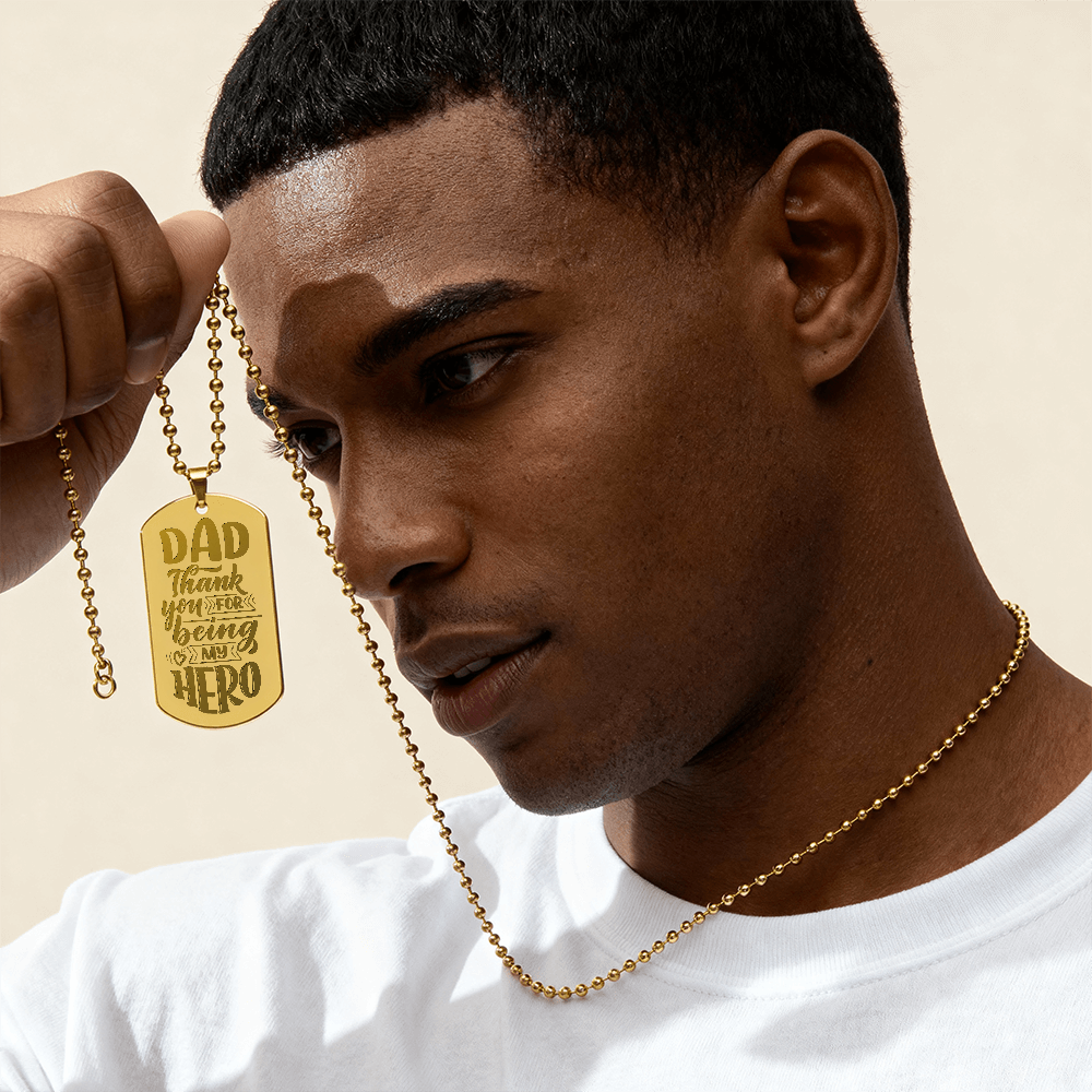 Personalised Dog Tag Necklace