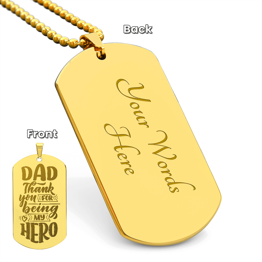 Personalised Dog Tag Necklace
