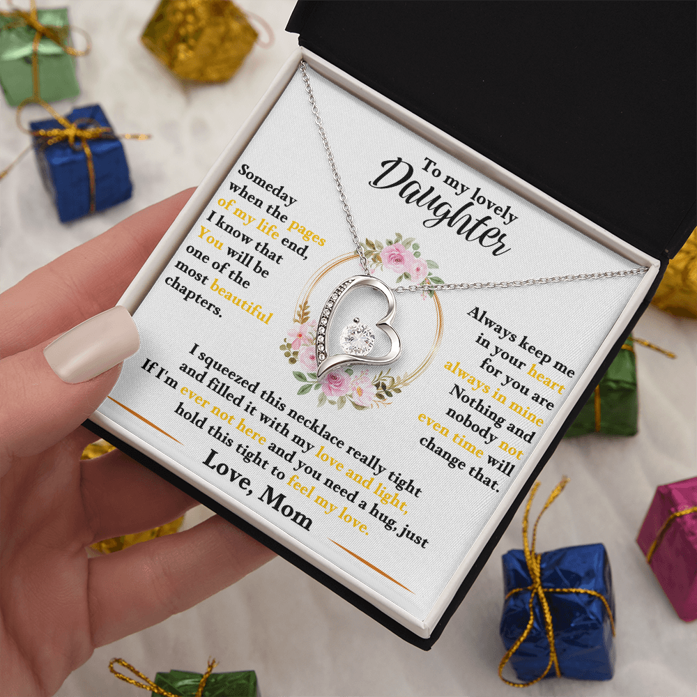 To My Lovely Daughter | Forever Love Necklace