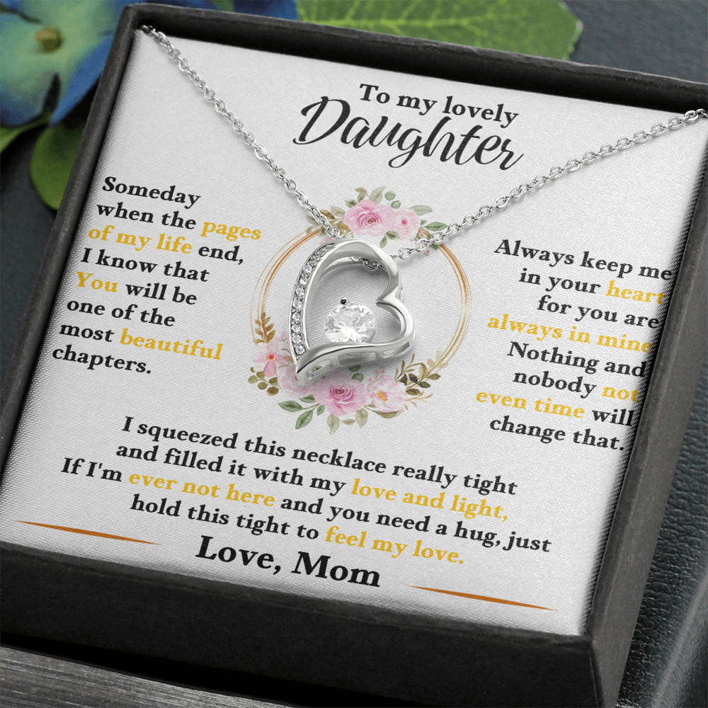 To My Lovely Daughter | Forever Love Necklace