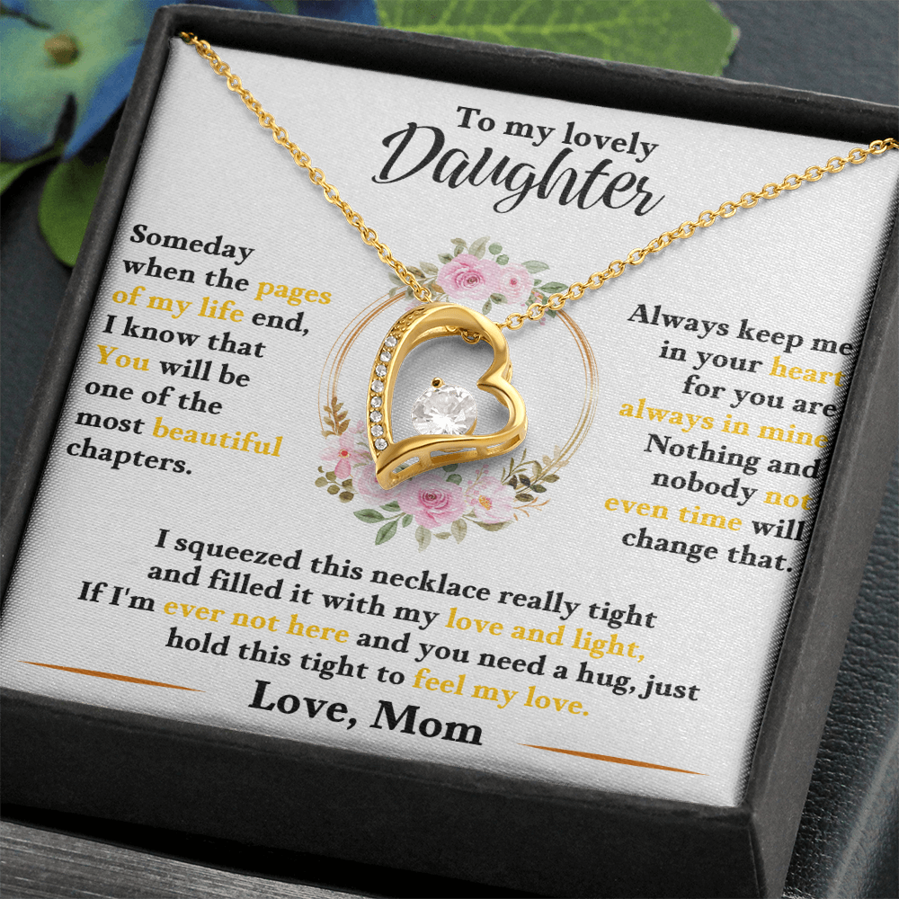 To My Lovely Daughter | Forever Love Necklace